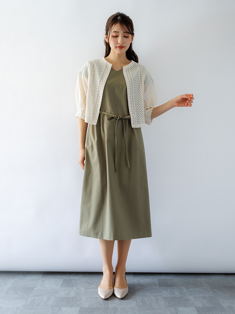 ルネ のフレンチスリープワンピース フレンチスリーブ フレアニットワンピース｜JENNE(ジェンヌ)公式