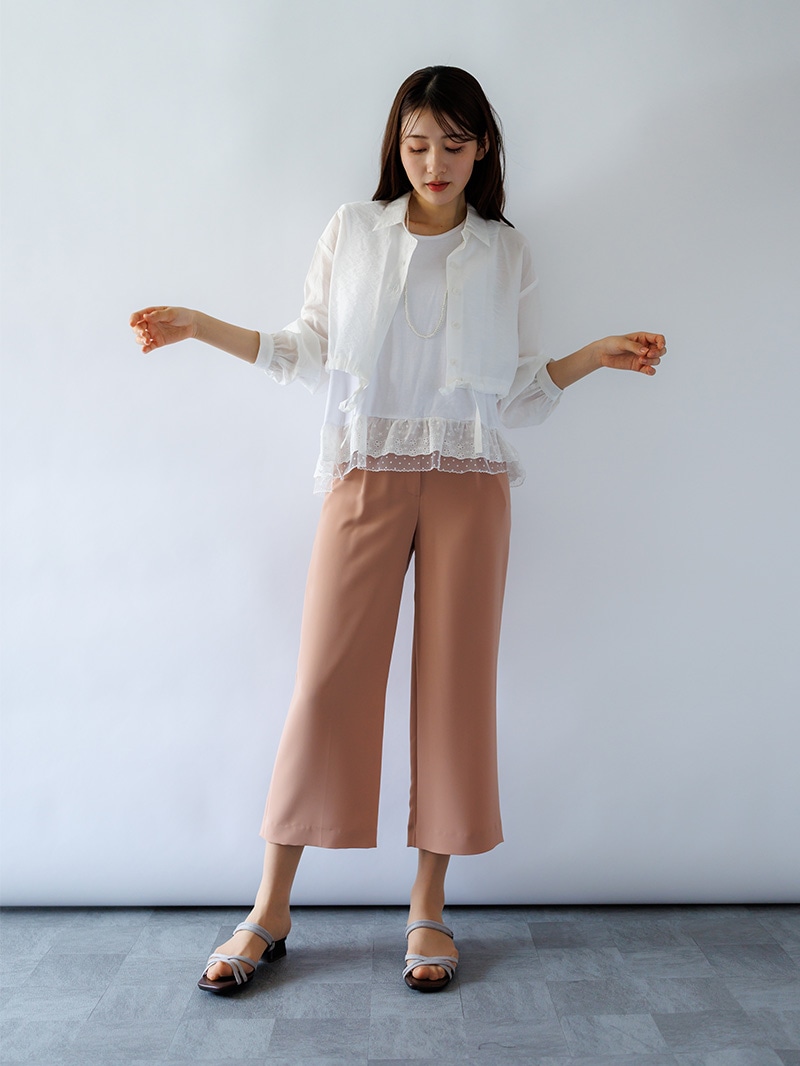 ダブルクロス太身パンツ