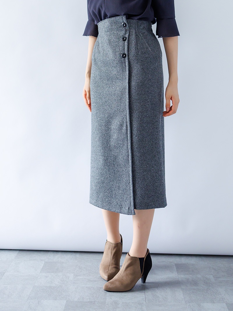 50%OFF】ストレッチツイードAラインスカート｜KarLParkLane Style