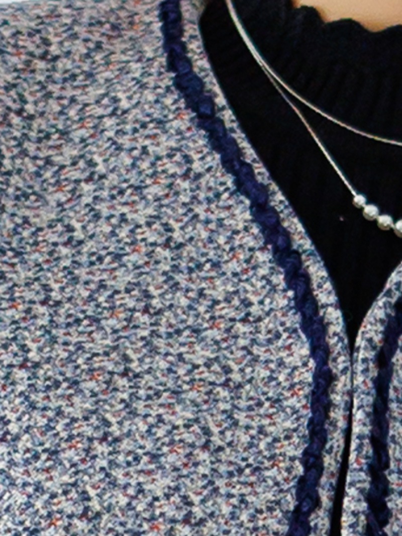 【50%OFF】プリント ブレード付ジレ