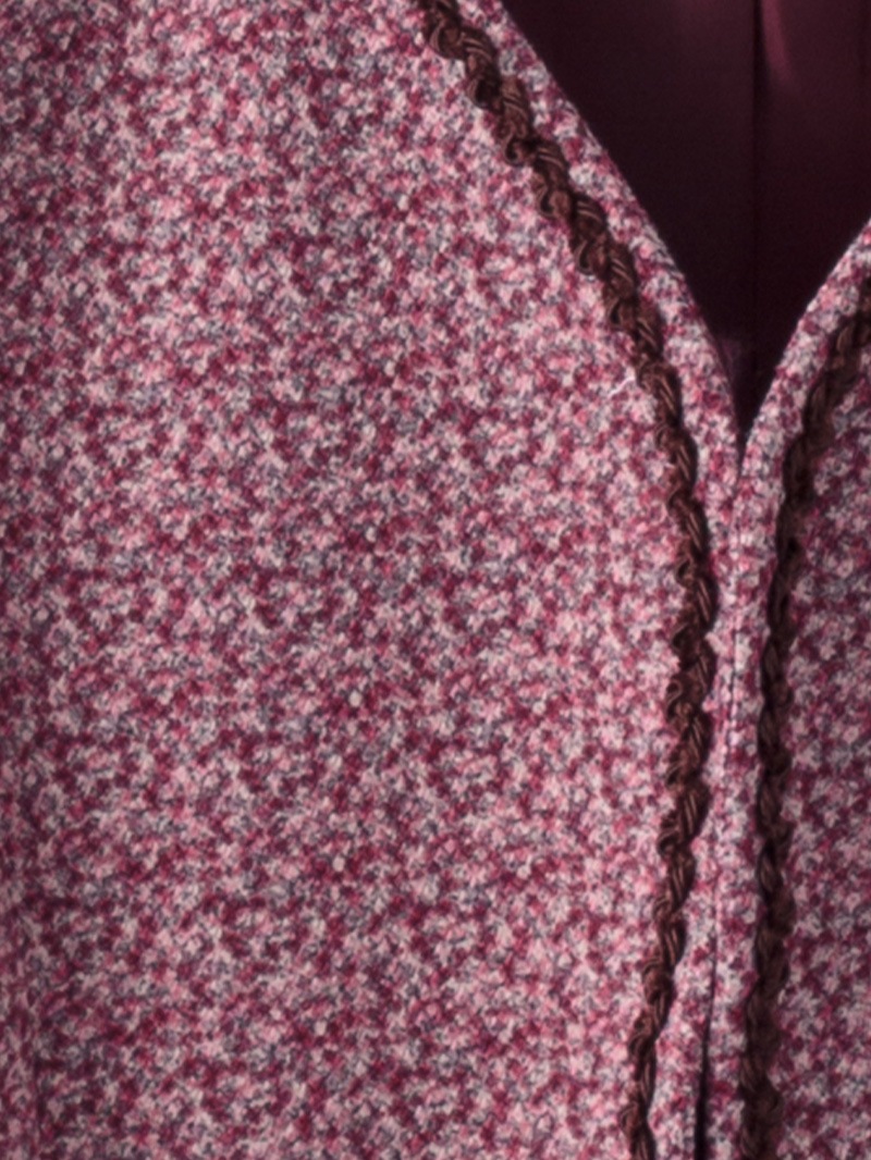 【50%OFF】プリント ブレード付ジレ