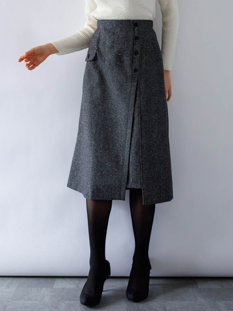 40%OFF】ラメツィードAラインスカート｜KarLParkLane Style ONLINE SHOP