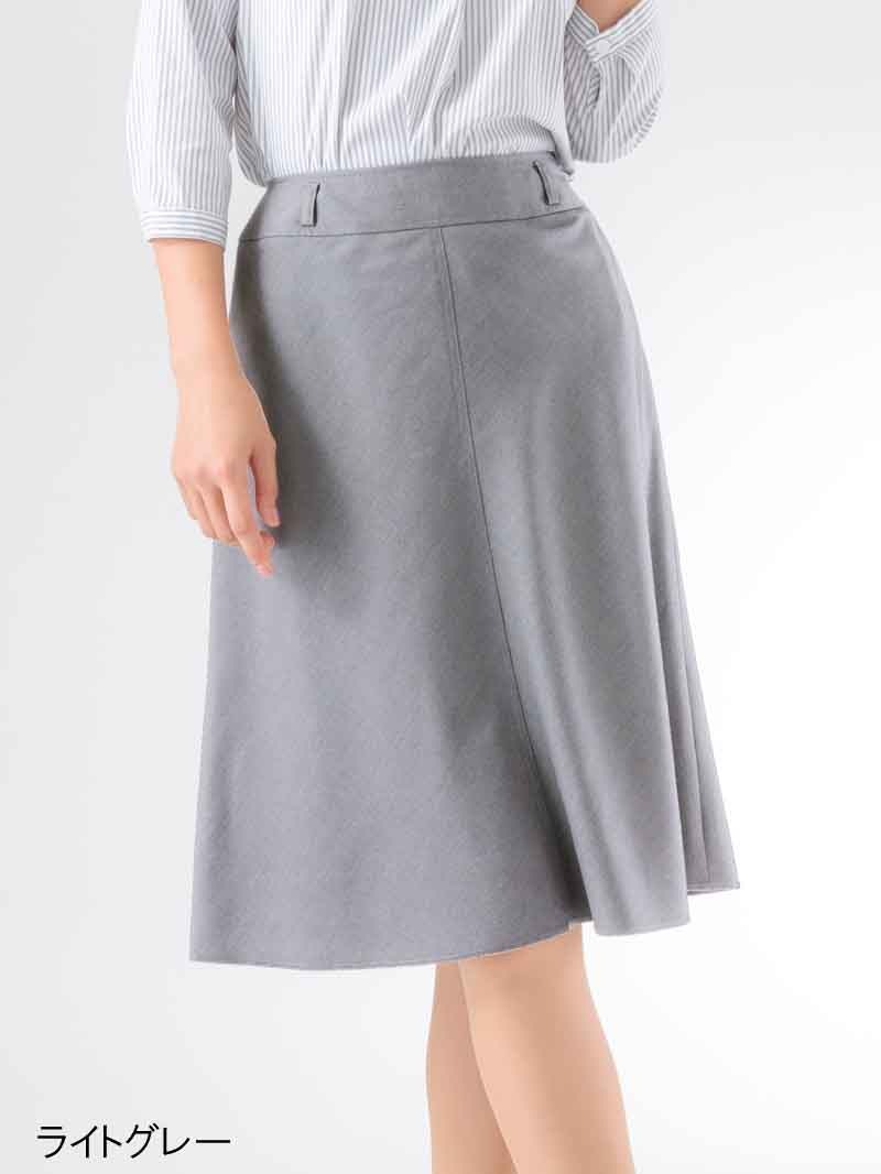 シャークスキンフレアースカート