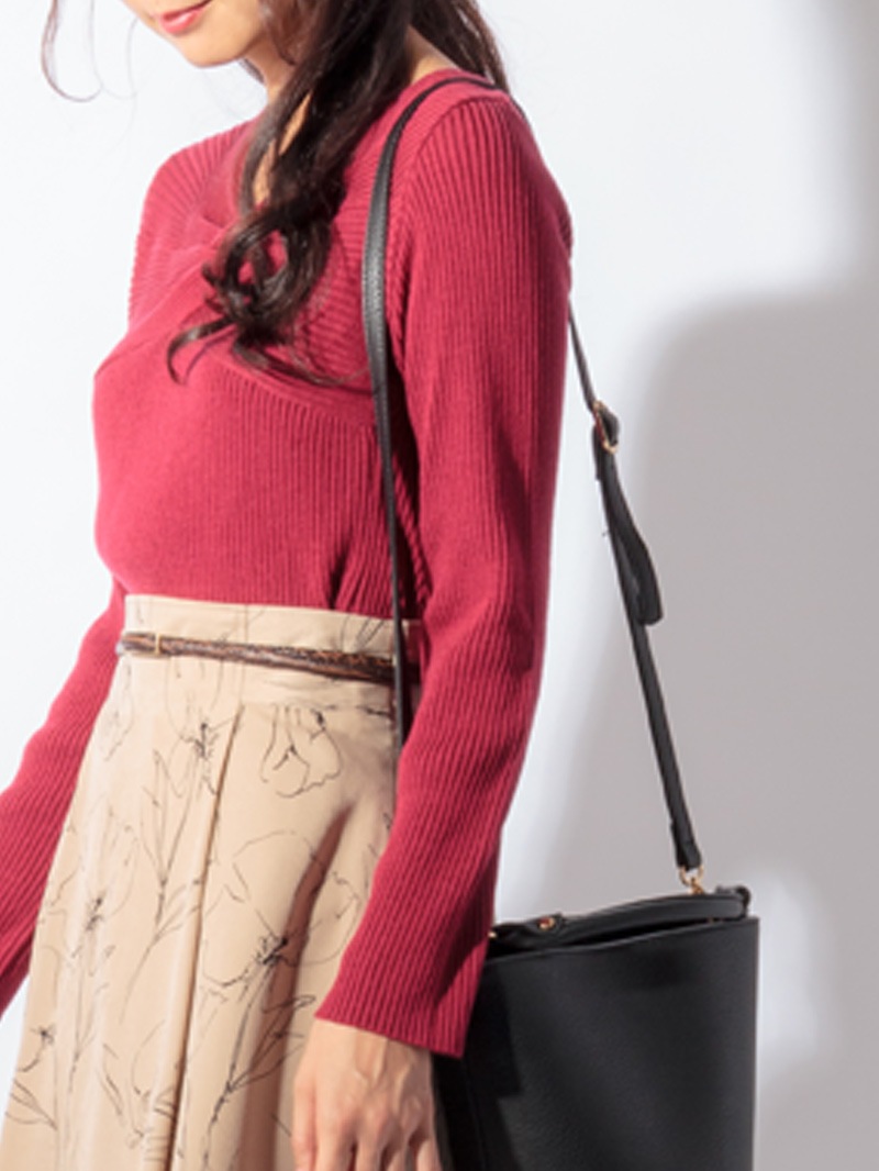 パトリオットリブひねりニット<アウトレット均一価格>