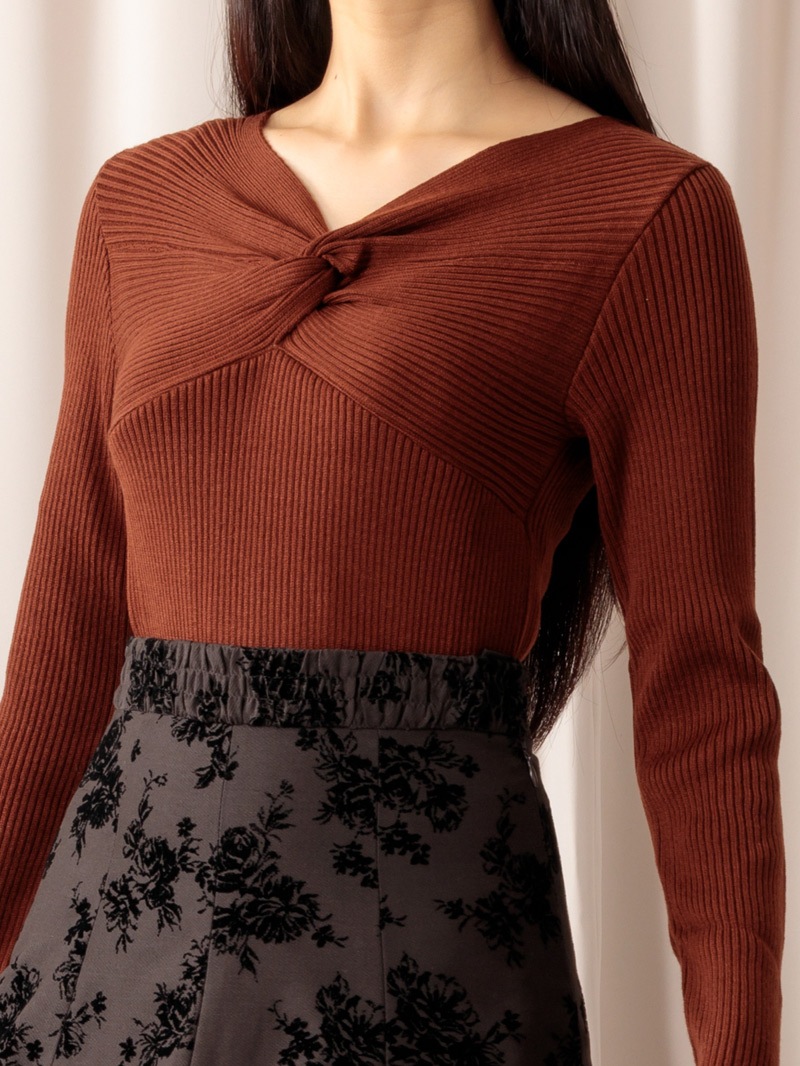 パトリオットリブひねりニット<アウトレット均一価格>