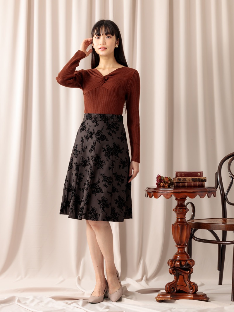 パトリオットリブひねりニット<アウトレット均一価格>