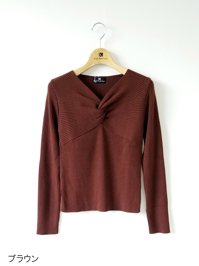 パトリオットリブひねりニット<アウトレット均一価格>