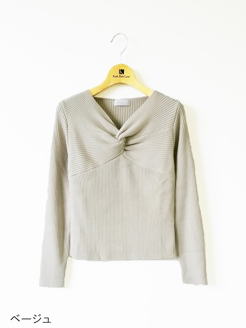 パトリオットリブひねりニット<アウトレット均一価格>