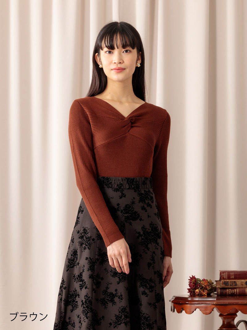 パトリオットリブひねりニット<アウトレット均一価格>