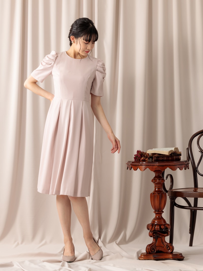 BSGタイ付きタックワンピース｜KarLParkLane Style ONLINE SHOP