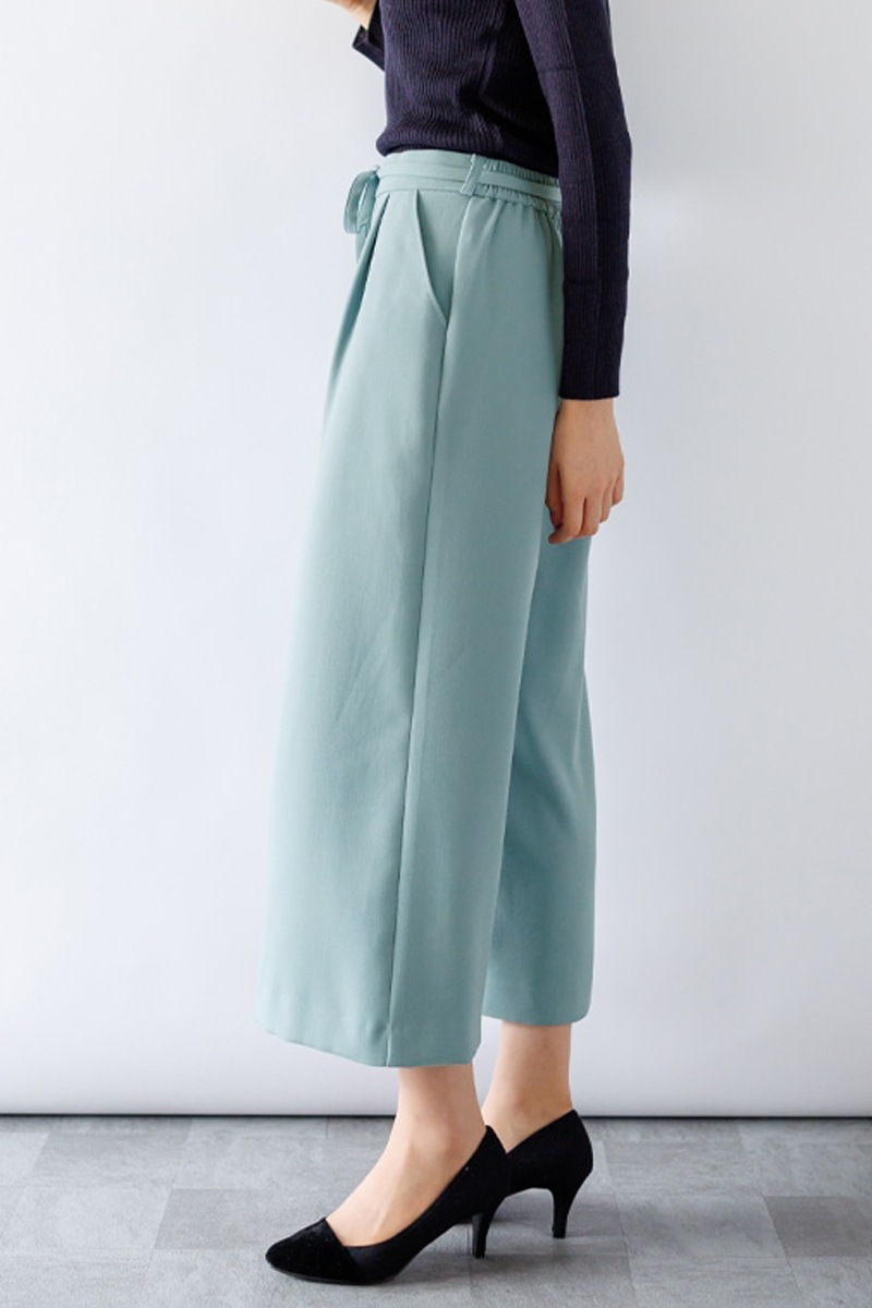 共ヒモ付ウエストゴムパンツ