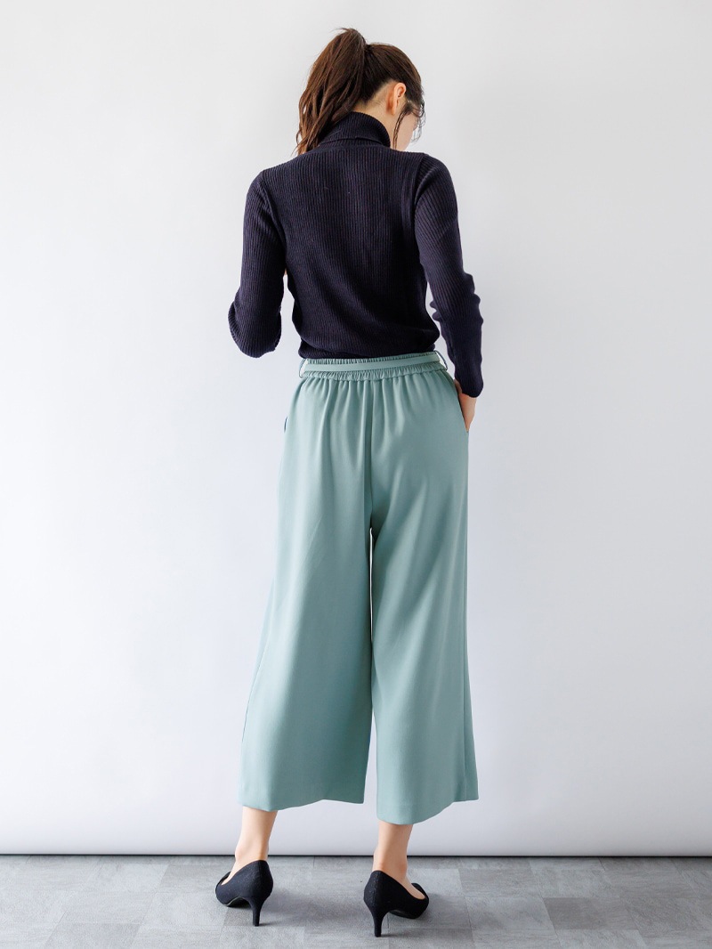 共ヒモ付ウエストゴムパンツ