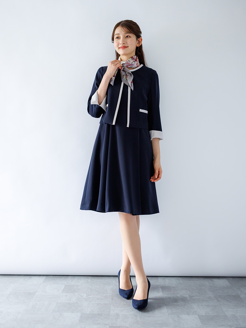 ｺﾝﾊﾟｸﾄﾀﾞﾌﾞﾙｻﾃﾝ ﾉｰｶﾗｰｼﾞｬｹｯﾄ＜秋コーデ＞