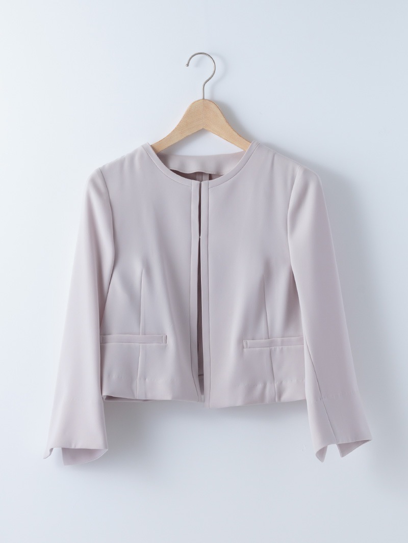 ｺﾝﾊﾟｸﾄﾀﾞﾌﾞﾙｻﾃﾝ ﾉｰｶﾗｰｼﾞｬｹｯﾄ＜秋コーデ＞