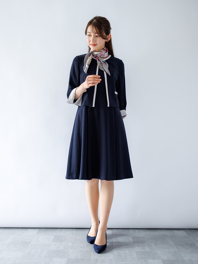 ｺﾝﾊﾟｸﾄﾀﾞﾌﾞﾙｻﾃﾝ ﾉｰｶﾗｰｼﾞｬｹｯﾄ＜秋コーデ＞