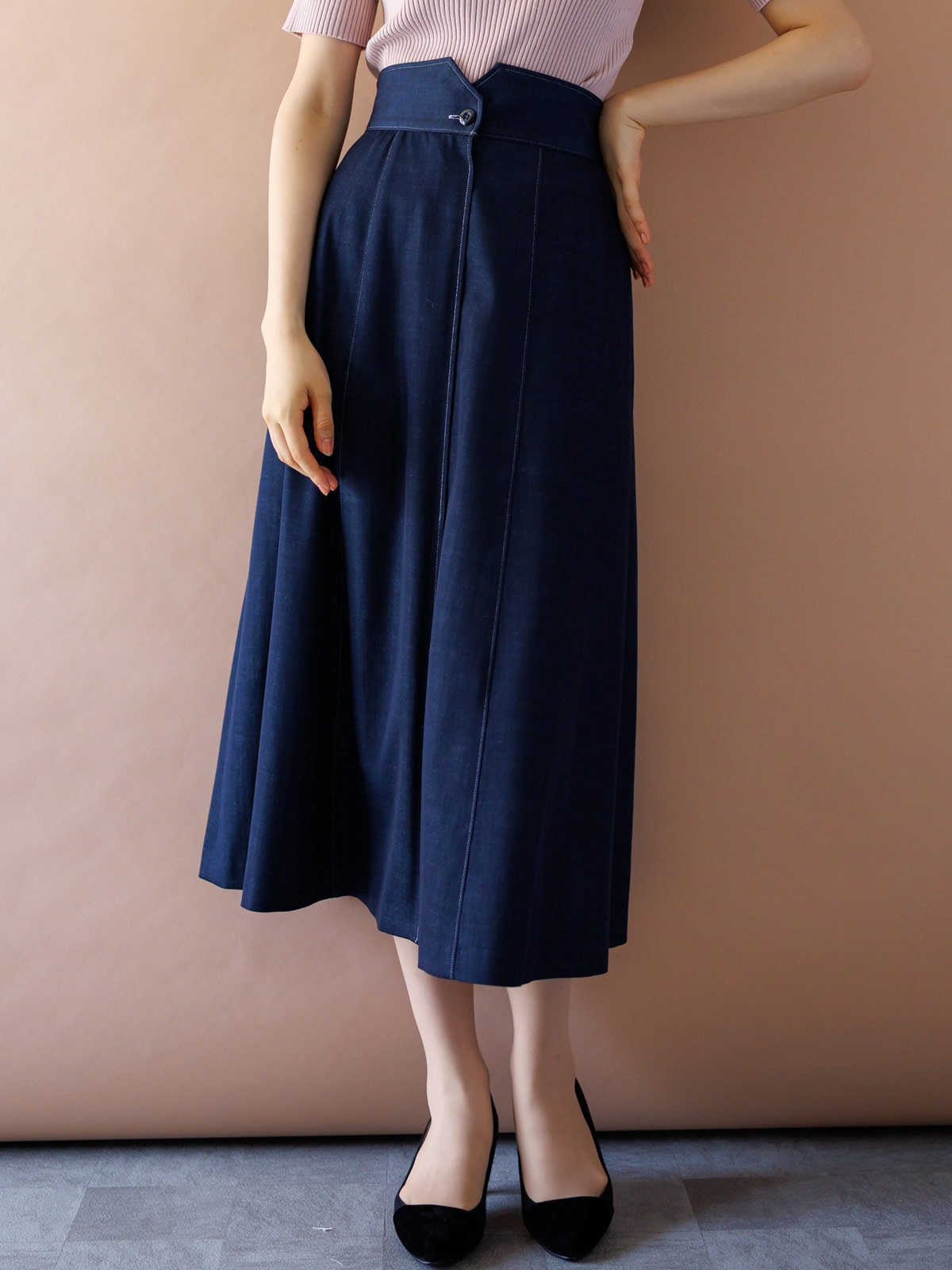 限定70％OFF】オトナデニムハギフレアースカート｜KarLParkLane Style