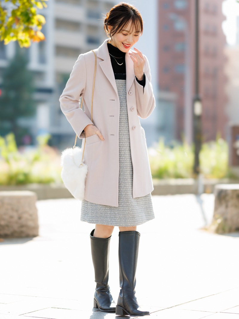 【40%OFF】ラメツィード ショートジャンスカ