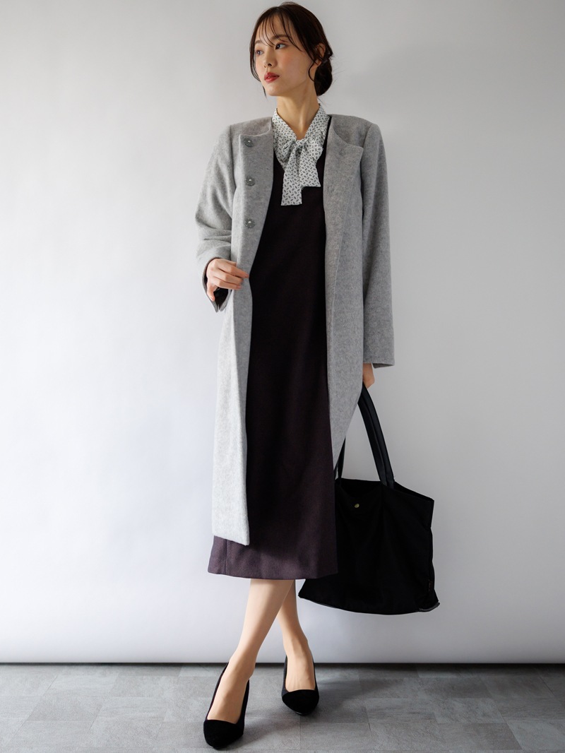 【50%OFF】グラシエオックスフォードVネックジャンスカ