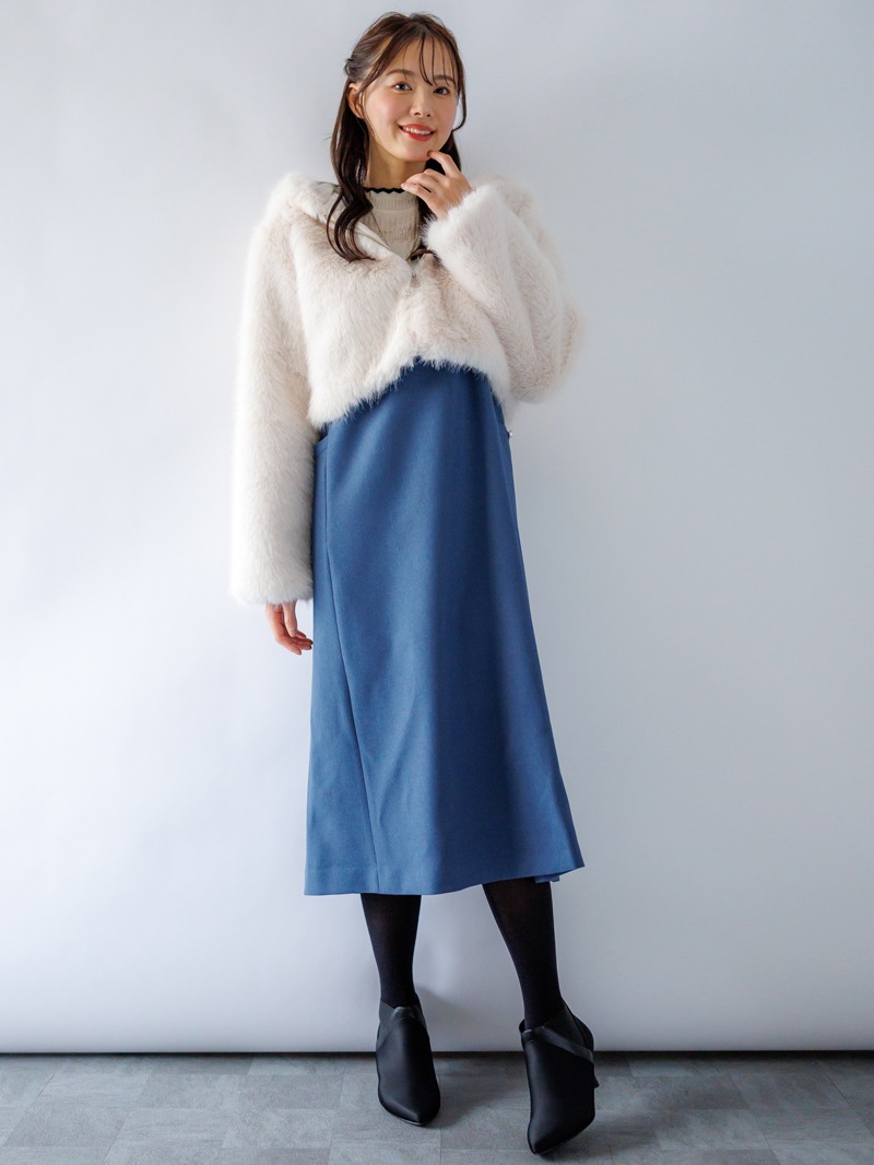 【50%OFF】グラシエオックスフォードVネックジャンスカ