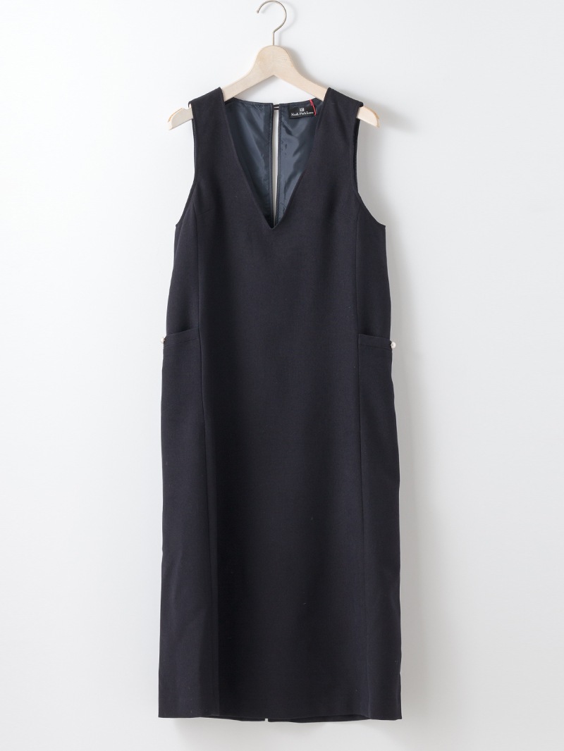 【50%OFF】グラシエオックスフォードVネックジャンスカ