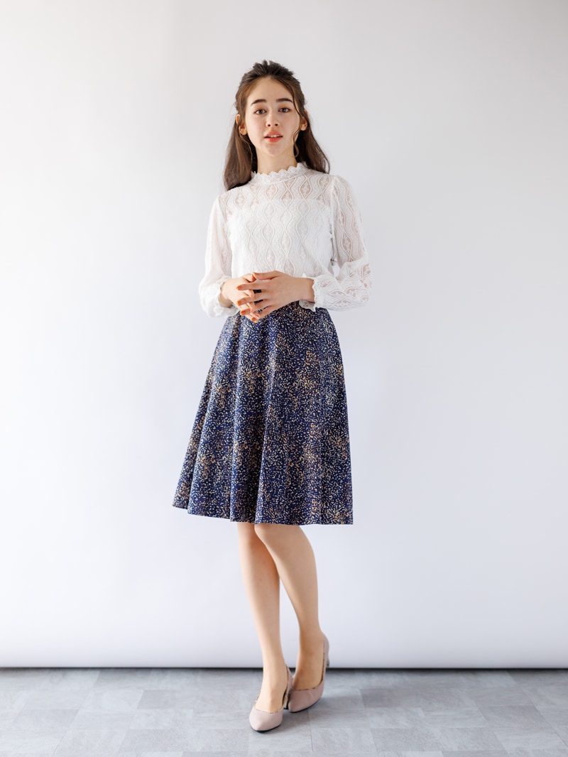 1930年代フレンチレース ブラウス レース立衿ブラウス｜KarLParkLane Style ONLINE SHOP