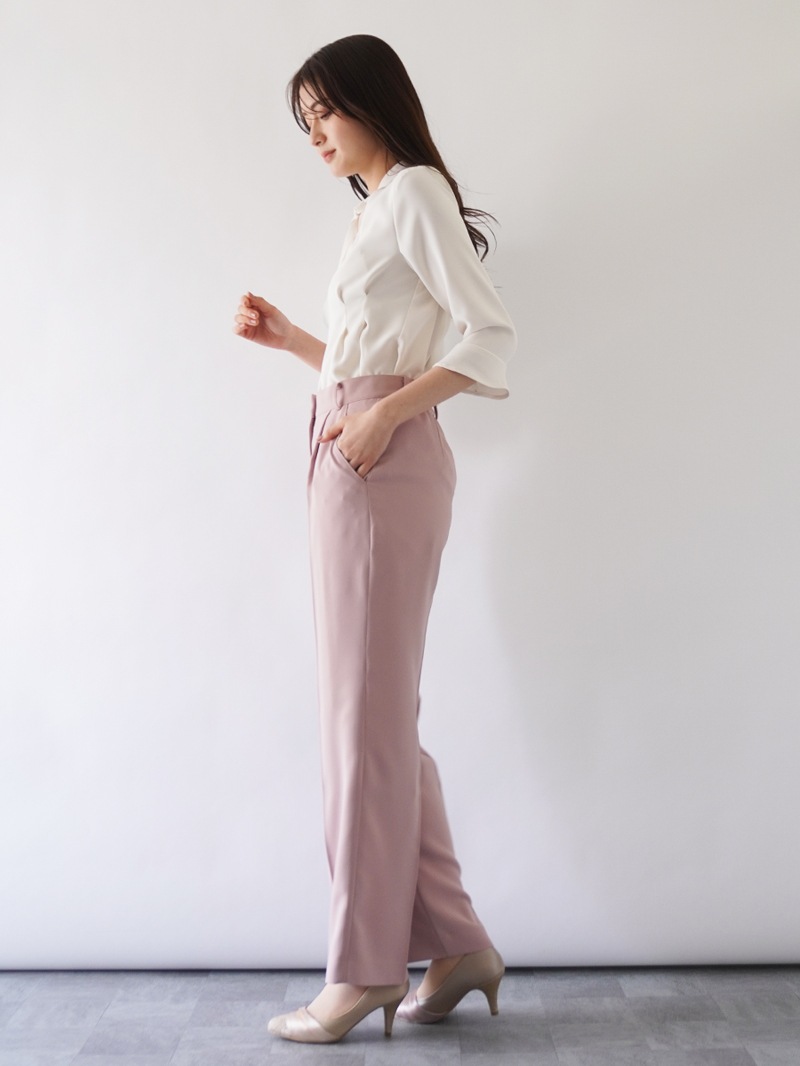【再値下げ：20%→30%OFF】フレンチキスストレートパンツ