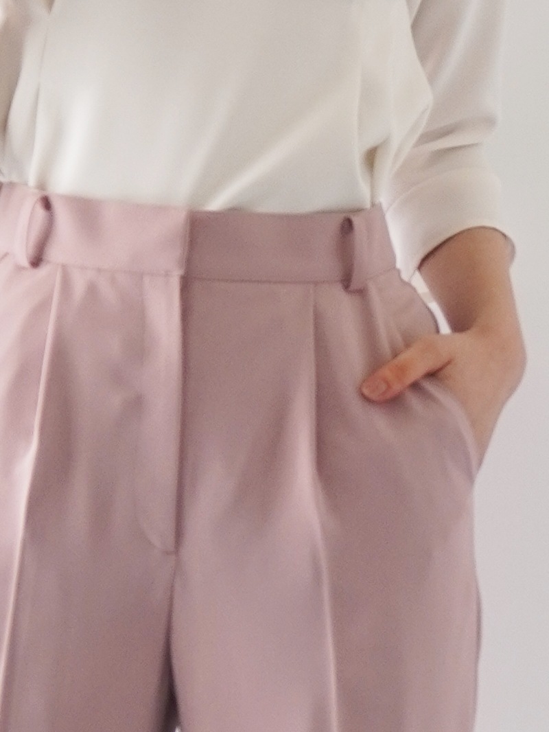 【再値下げ：20%→30%OFF】フレンチキスストレートパンツ