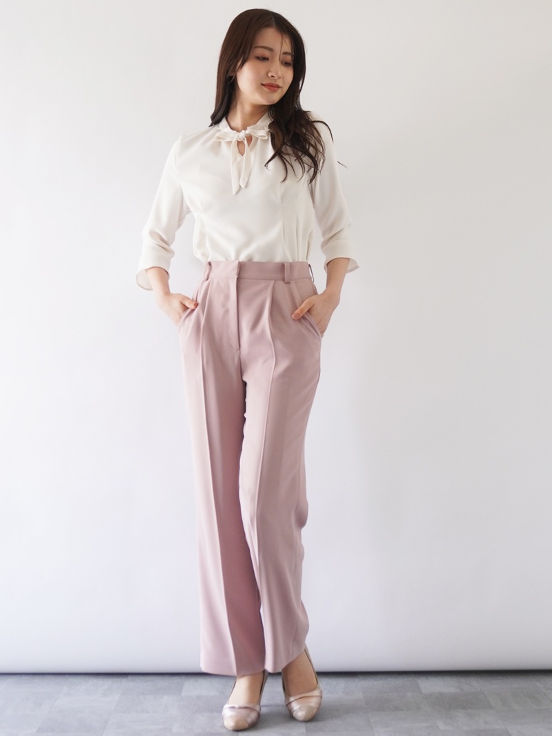 【再値下げ：20%→30%OFF】フレンチキスストレートパンツ