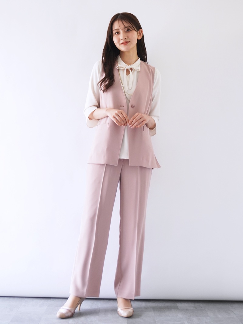 【再値下げ：20%→30%OFF】フレンチキスストレートパンツ