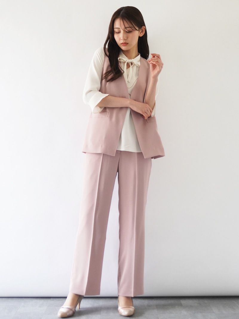 【再値下げ：20%→30%OFF】フレンチキスストレートパンツ