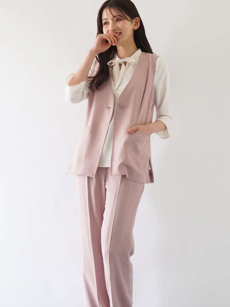 【再値下げ：20%→30%OFF】フレンチキスストレートパンツ