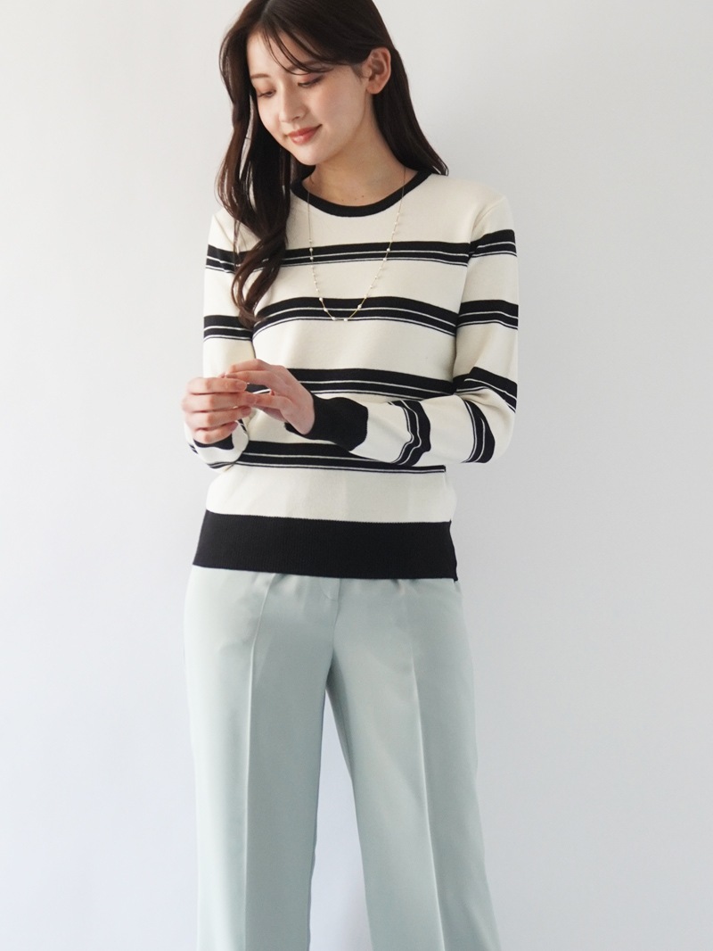 【再値下げ：20%→30%OFF】フレンチキスストレートパンツ
