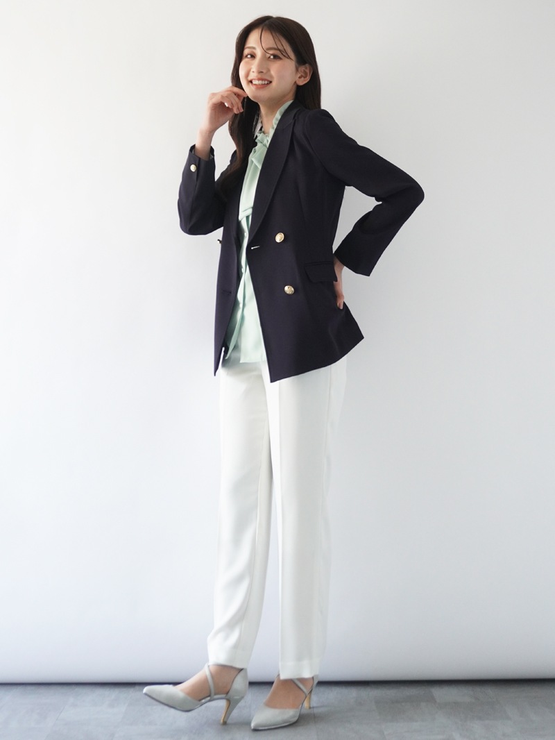 【再値下げ：20%→30%OFF】フレンチキスストレートパンツ