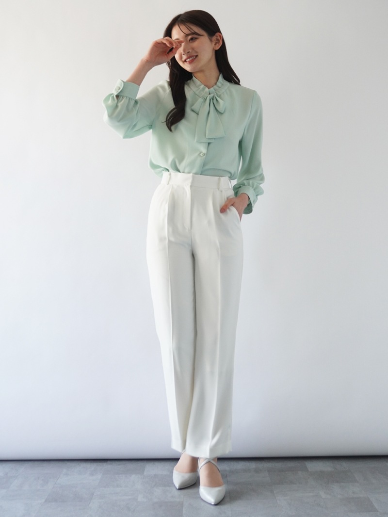 【再値下げ：20%→30%OFF】フレンチキスストレートパンツ