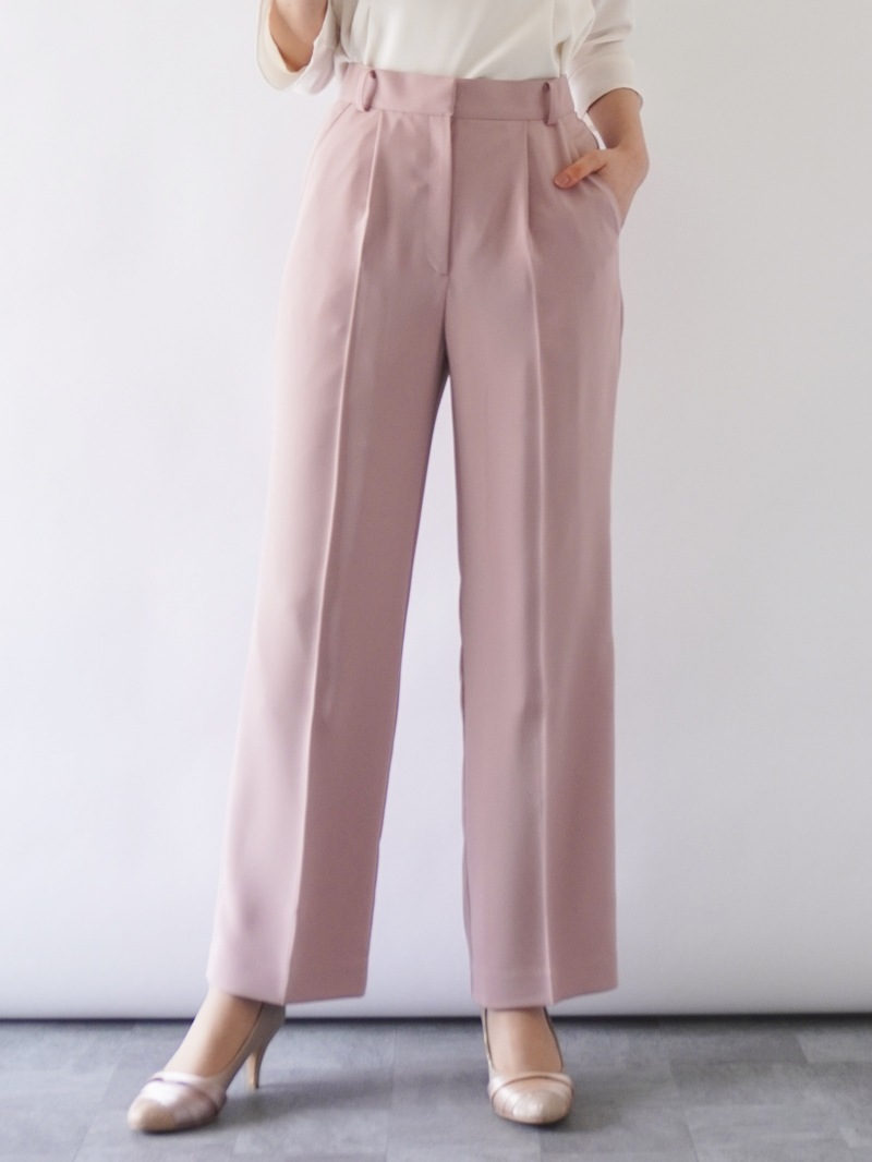 【再値下げ：20%→30%OFF】フレンチキスストレートパンツ