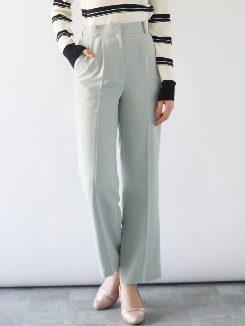 【再値下げ：20%→30%OFF】フレンチキスストレートパンツ