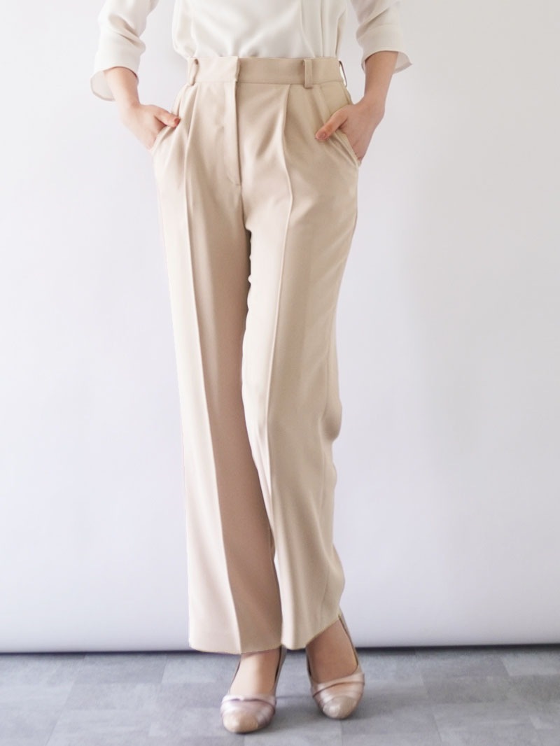 【再値下げ：20%→30%OFF】フレンチキスストレートパンツ