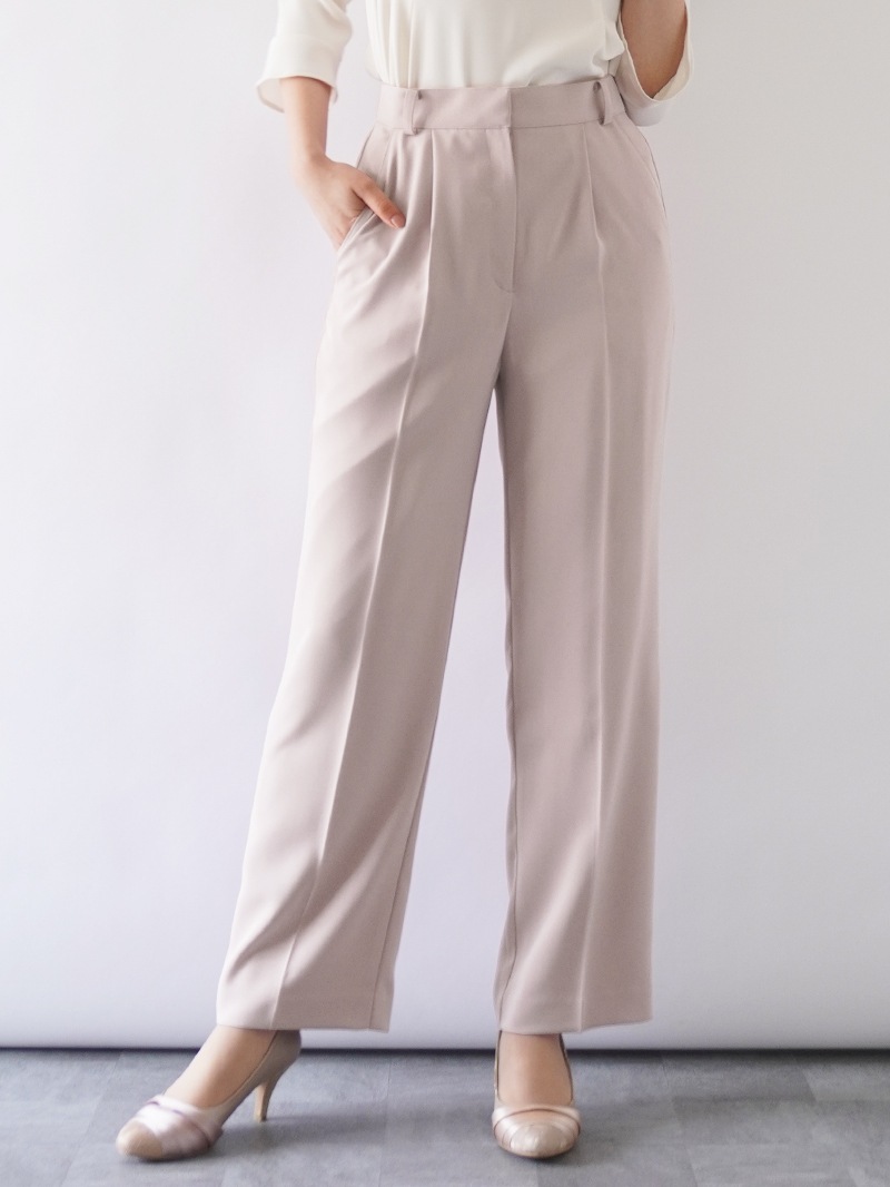 【再値下げ：20%→30%OFF】フレンチキスストレートパンツ