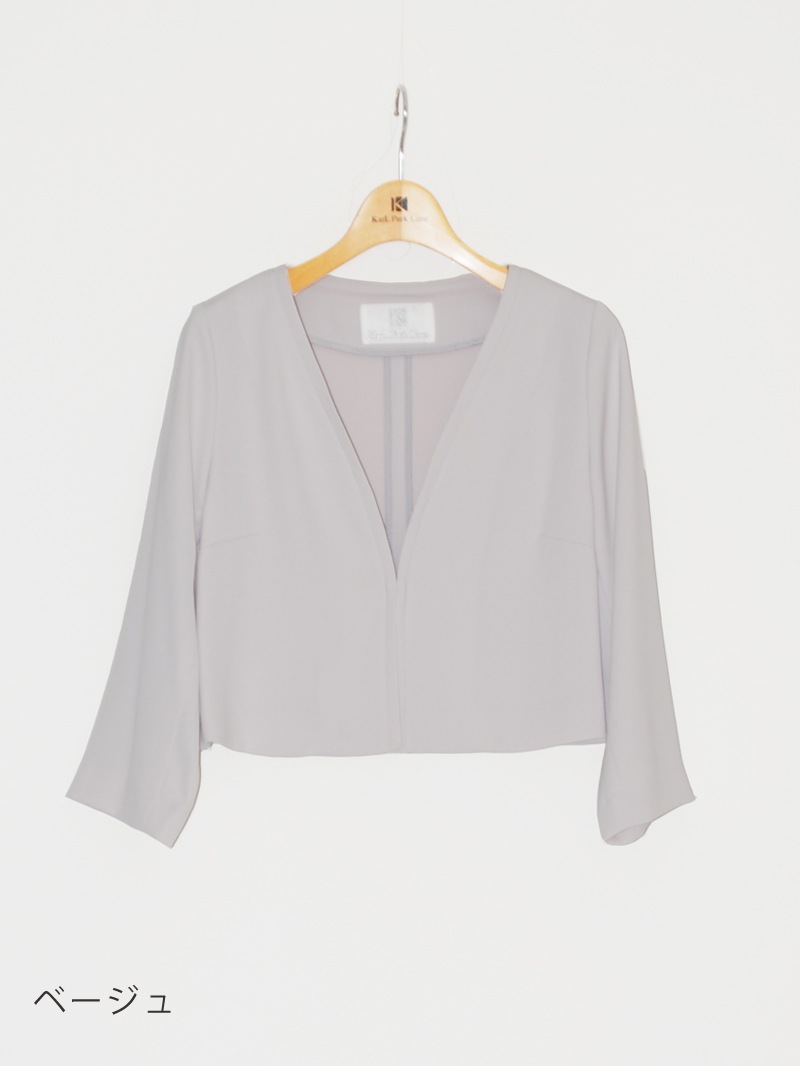 サテンジョーゼットボレロ｜KarLParkLane Style ONLINE SHOP