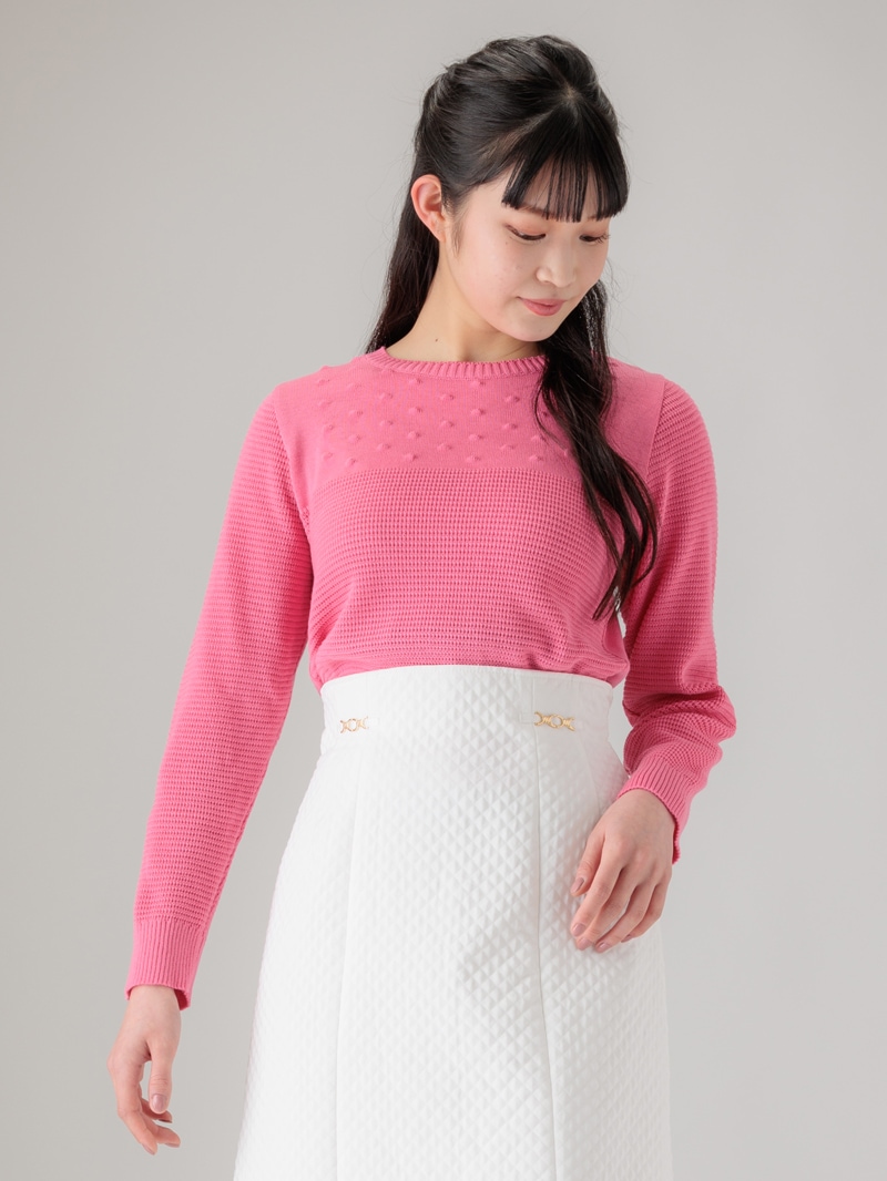 コーディネートニット