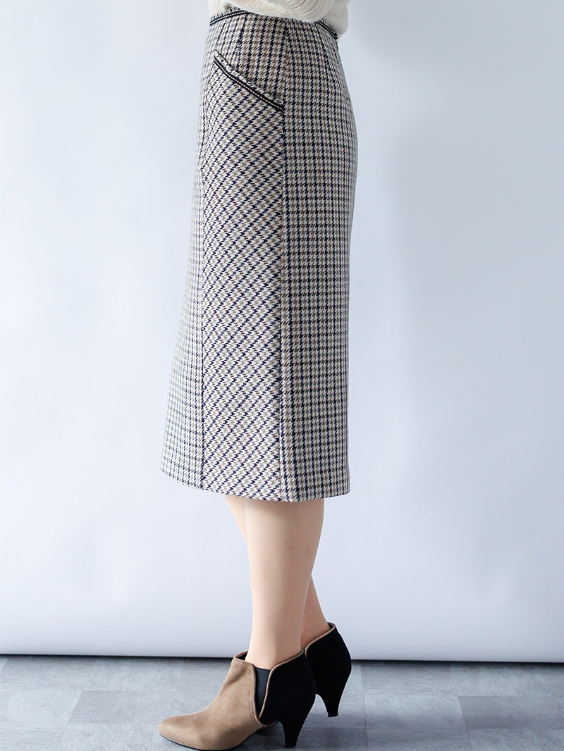 【50%OFF】ガンクラブ切替ストレートスカート