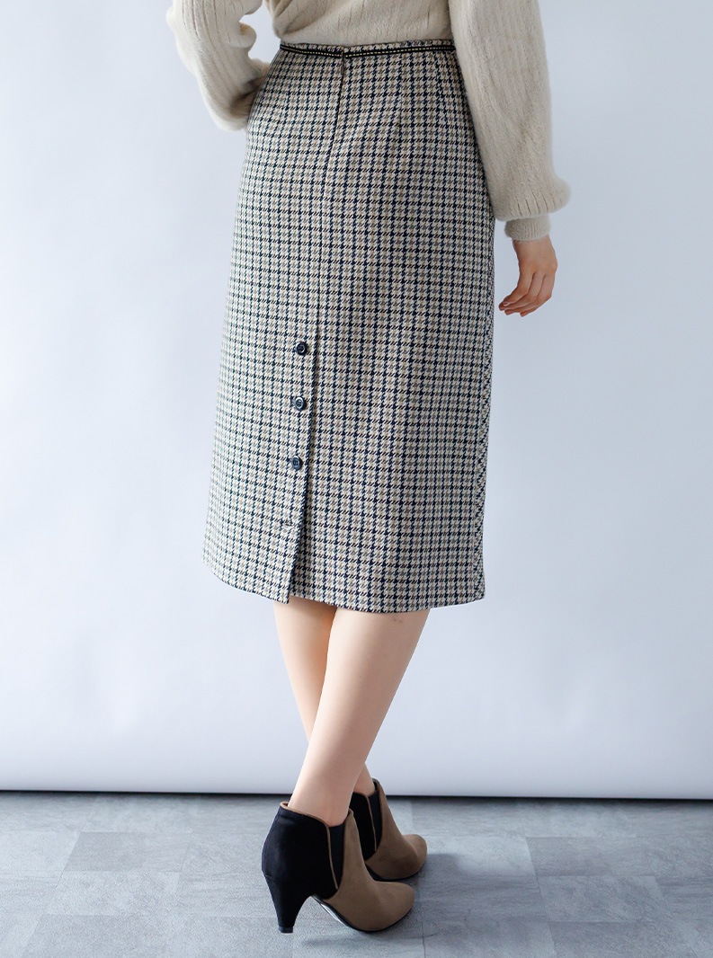 【50%OFF】ガンクラブ切替ストレートスカート