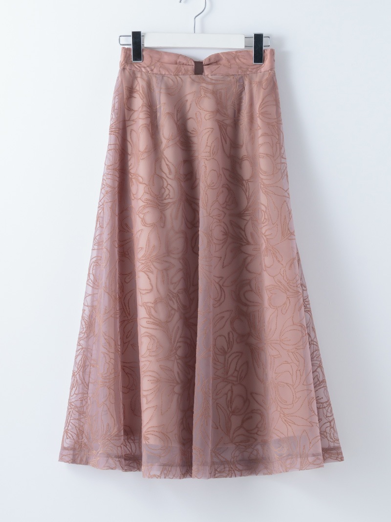 フロッキーフレアースカート