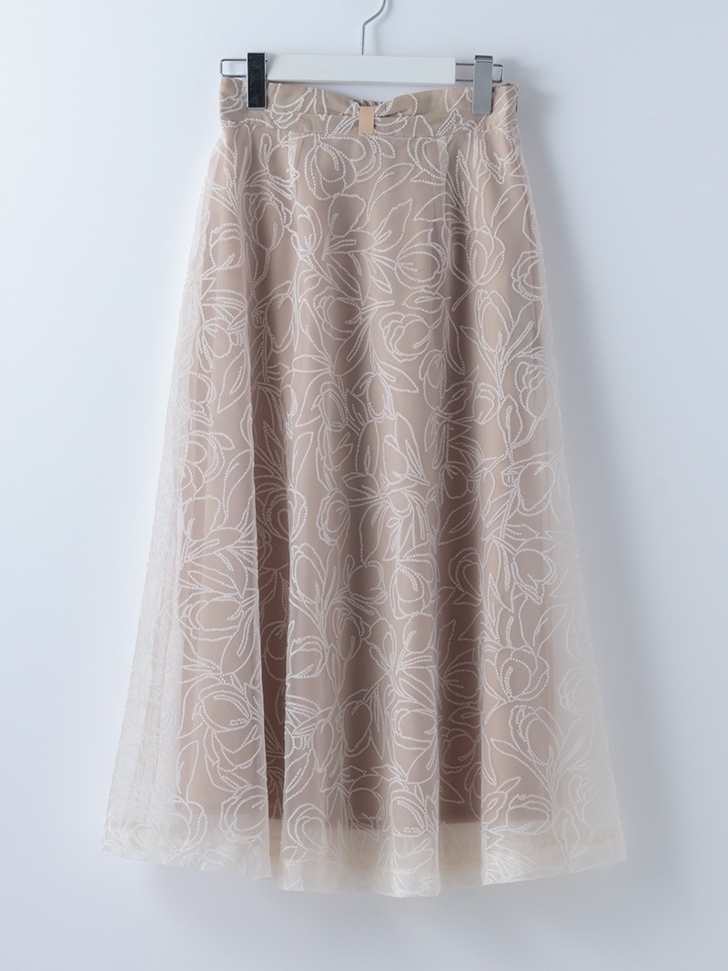 フロッキーフレアースカート