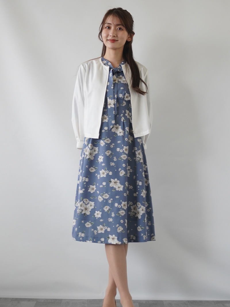 【20％OFF】ﾌﾟﾘﾝﾄﾘﾎﾞﾝﾀｲ付ｳｴｽﾄﾀｯｸﾜﾝﾋﾟｰｽ