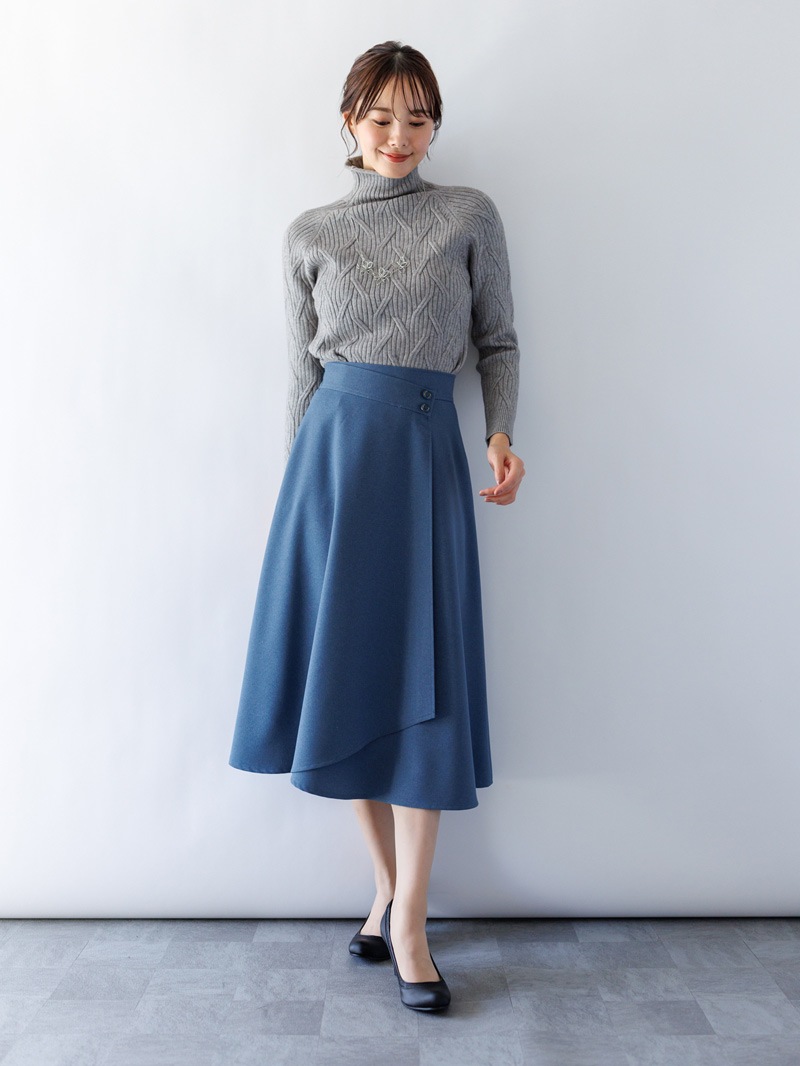 40%OFF】ジョーゼット巻風フレアースカート｜KarLParkLane Style