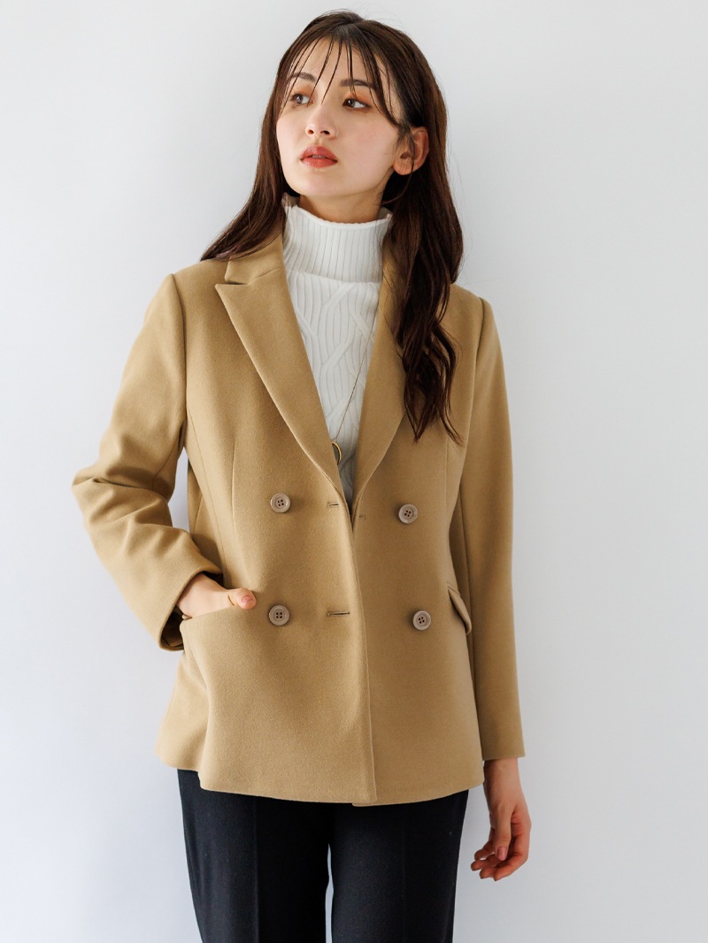 【50%OFF】ニードルパンチピークドジャケット