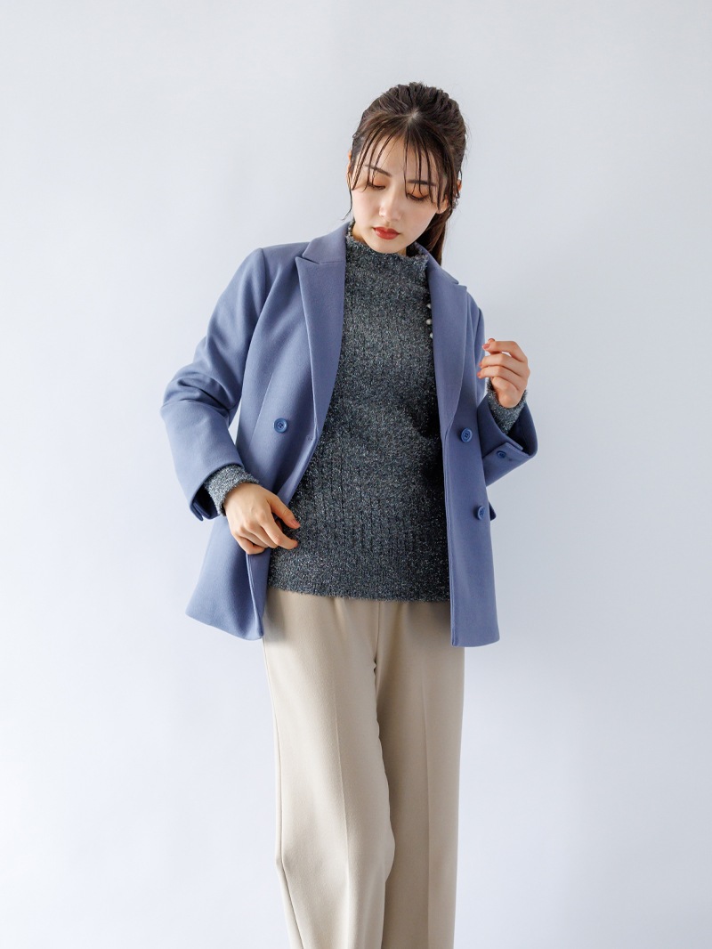 【50%OFF】ニードルパンチピークドジャケット