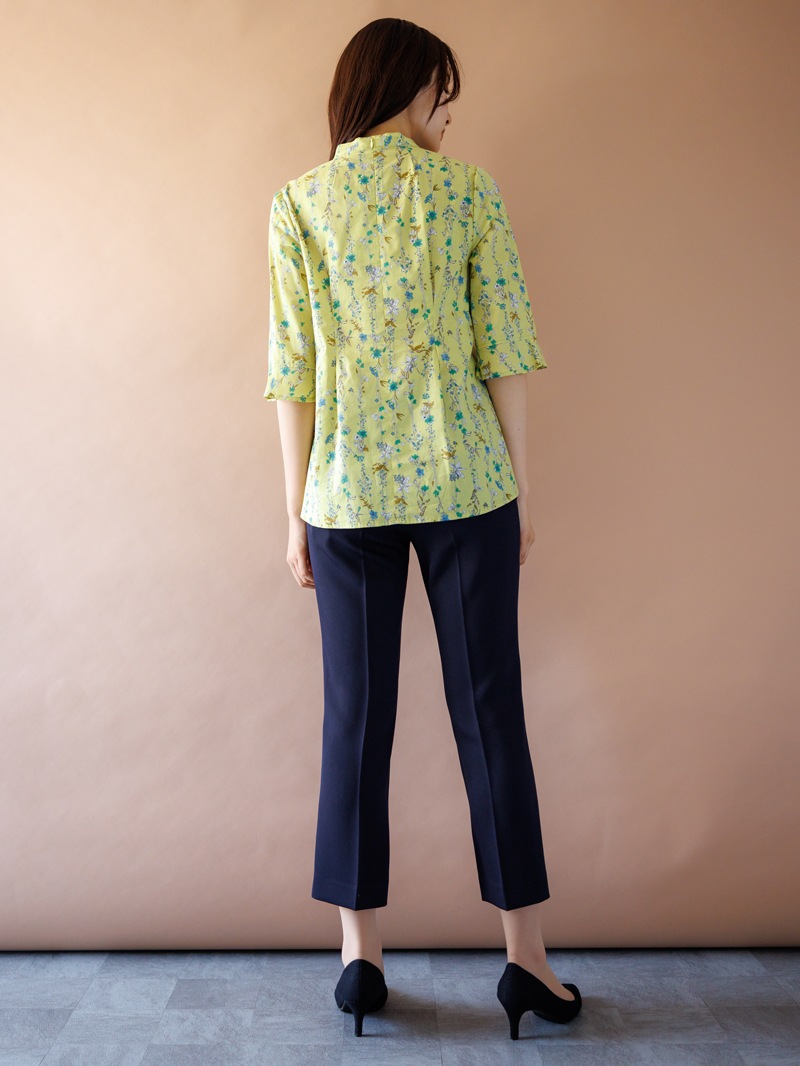 【30%OFF】綿プリント フレアー袖チュニック＜アウトレット＞