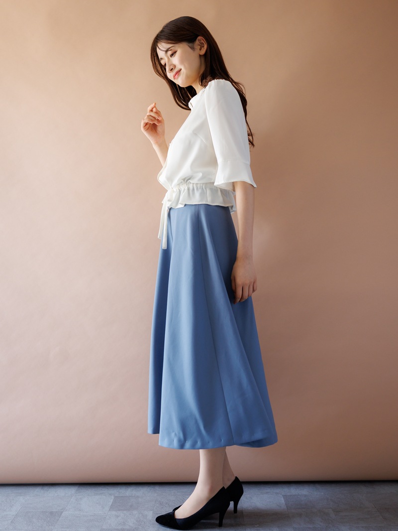 lourenドローストリング サテンブラウス ZARA - ZARA ドローストリング サテン シャツ XSサイズ オフ